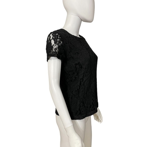 Saks Fifth Avenue Black Crochet Lace Top
New - Picture 5 of 8